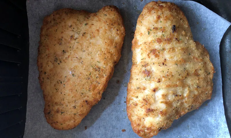 air fryer parchment paper for battered fish