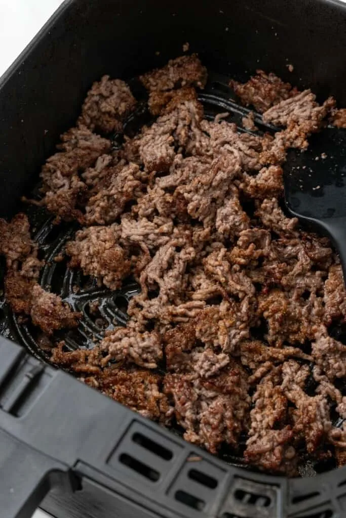 cooking ground beef in air fryer