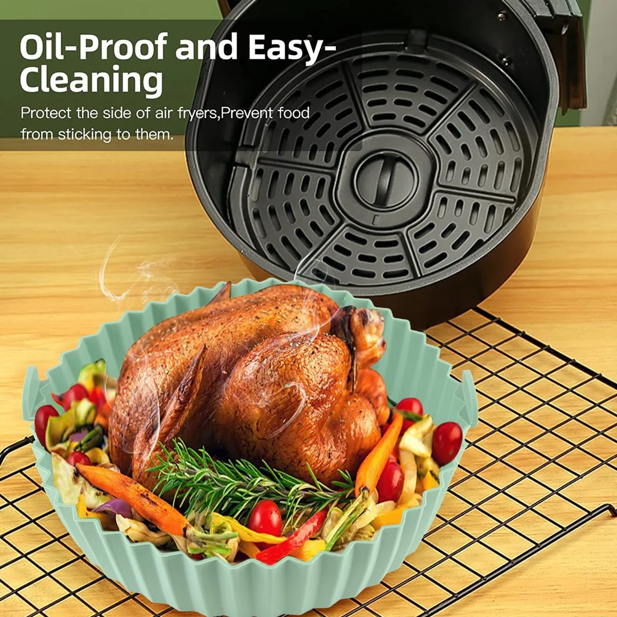 damaged air fryer basket coating