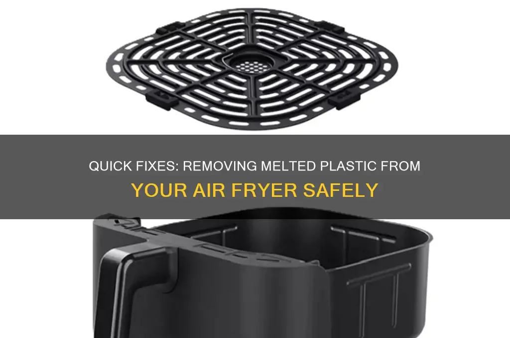 melted plastic container air fryer danger